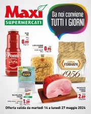 Volantino Maxi Supermercati Luserna San Giovanni